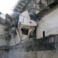 KEMROC: Schneidrad zerkleinert Tiefgarage in Ulm