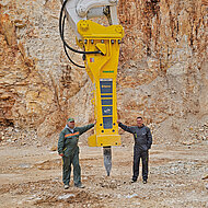 Epiroc liefert ersten 10-Tonnen-Hydraulikhammer nach Kroatien