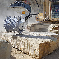 KEMROC-Anbaufr&auml;se entfernt Mergelschicht