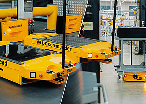 Optimierte Reifenproduktion mit autonomen Robotern