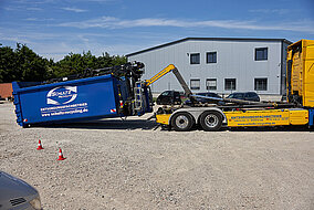 Palfinger: Wenn Kran-Container beidseitig aufnehmbar sind