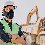 Zwei Masken für alle Fälle 