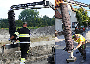 Viele &bdquo;Vakuumh&auml;nde&ldquo; erleichtern die Arbeit