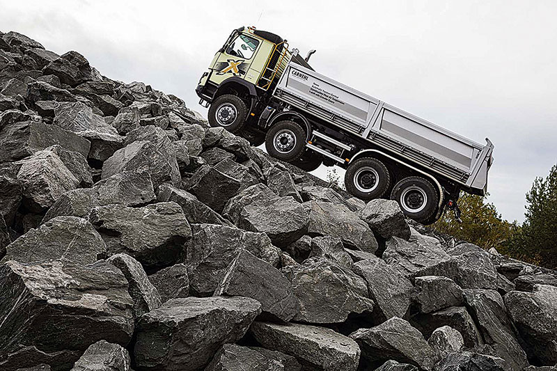 325 Tonnen aus dem Stand anfahren