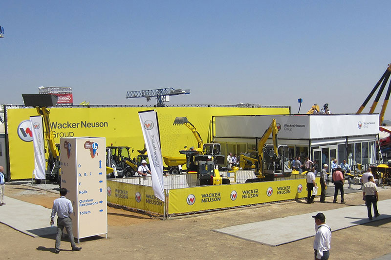 Umfassende Produktauswahl auf der Bauma Africa