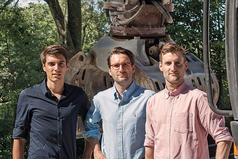 Klarx: Wie drei junge Gründer die Miete von Baumaschinen revolutionieren wollen