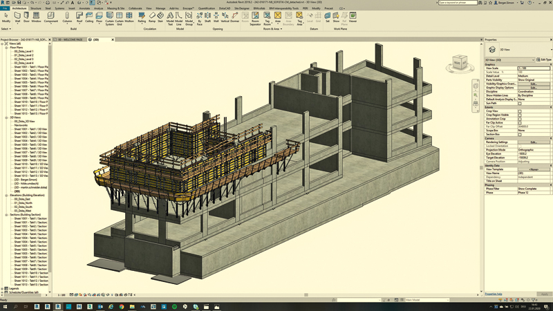 DOKA Schalungstechnik: Die Schalung nativ planen