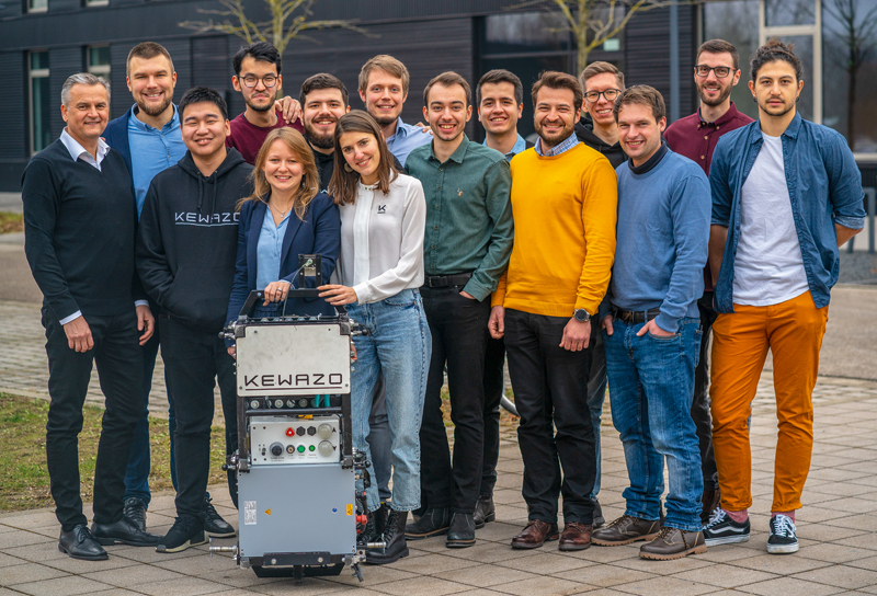 KEWAZO: Baurobotik-Startup mit finanzieller und personeller Verstärkung