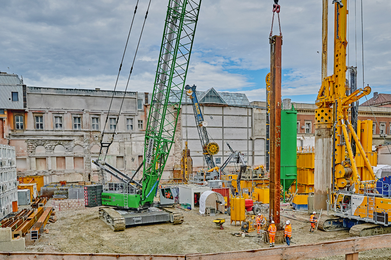 SENNEBOGEN: Kranunterstützung für Bahn-Großprojekt in München