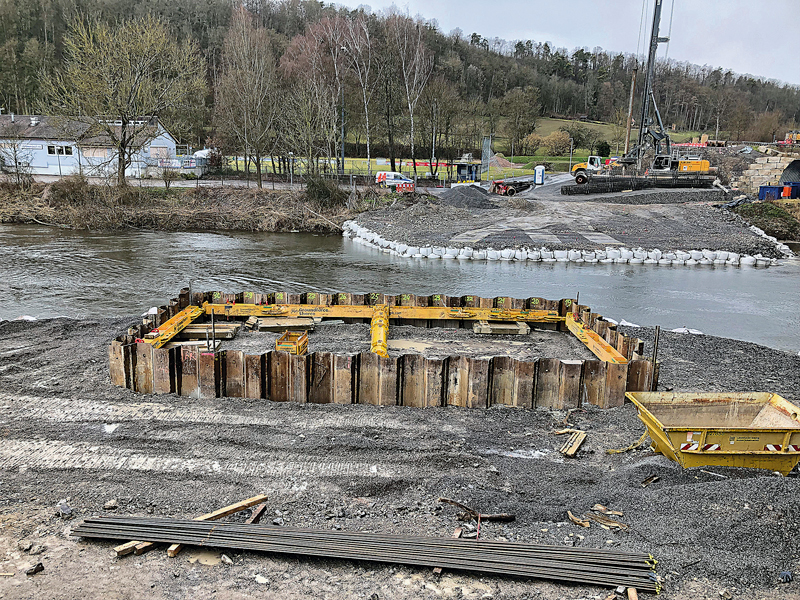 VP Groundforce: Hydrauliksteifen erfolgreich an der Egelseebrücke im Einsatz