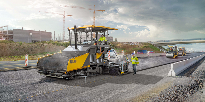 Volvo CE: Neuer Fertiger kombiniert Größe und Flexibilität