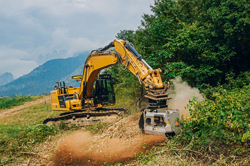 FAE: Mulcher-Palette für Bagger weiter ausgebaut