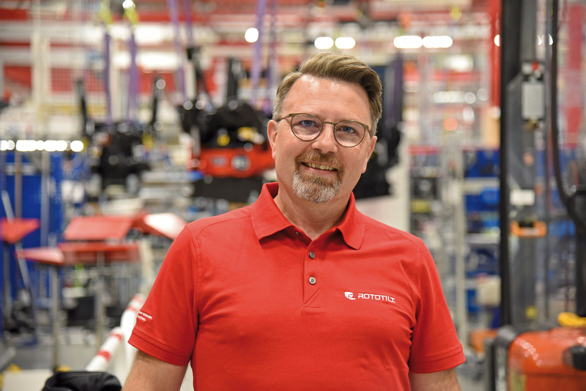 Stefan Bergström leitet Marketing und Vertrieb bei Rototilt