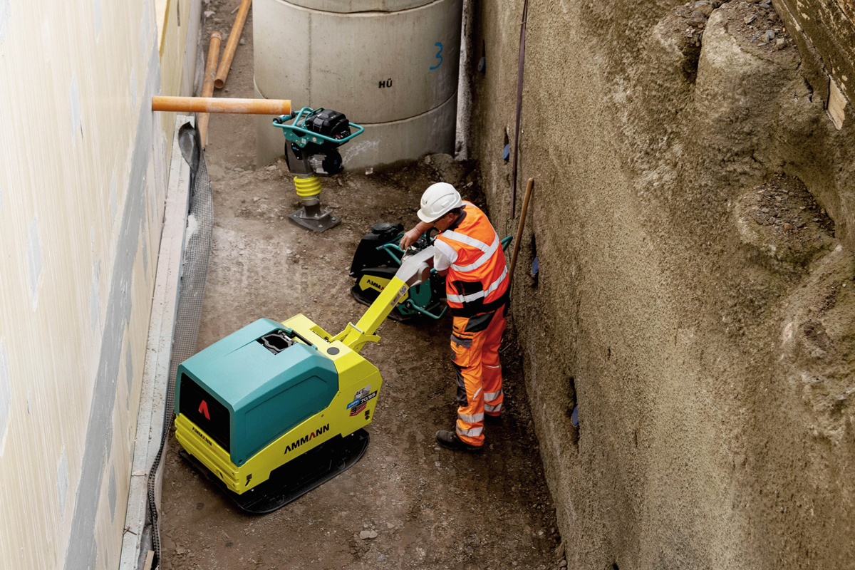 Saubere Verdichtung in der Tiefe