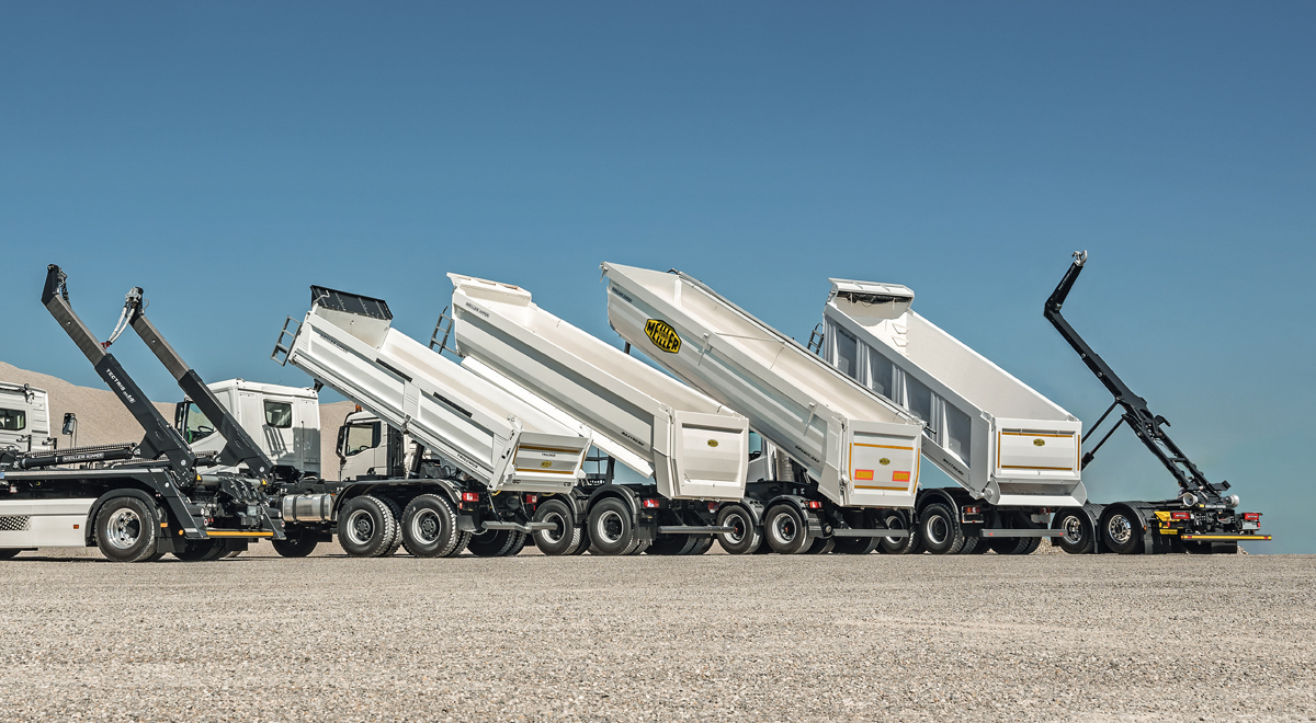 Komplettes Kipper-Portfolio auf der Bauma
