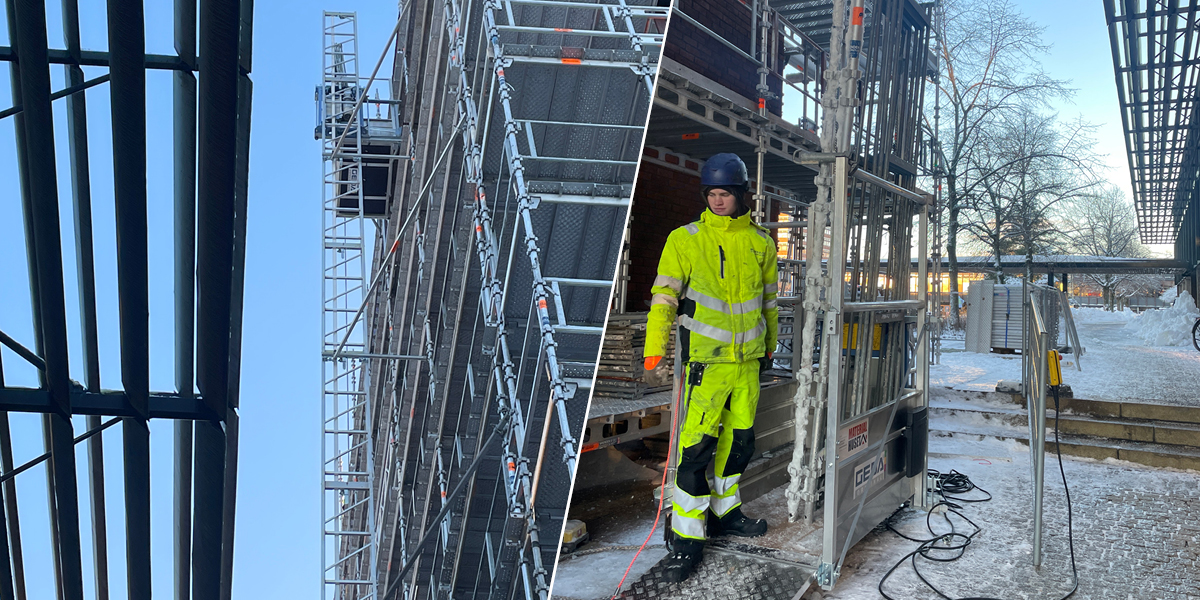 Effizient und zuverlässig: Gerüstbauaufzug GEDA 200 Z Comfort