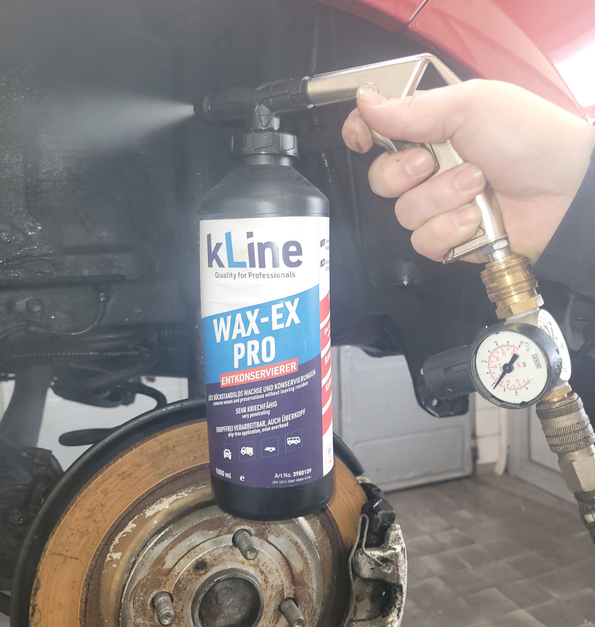 Wachsschichten einfach und schnell entfernen