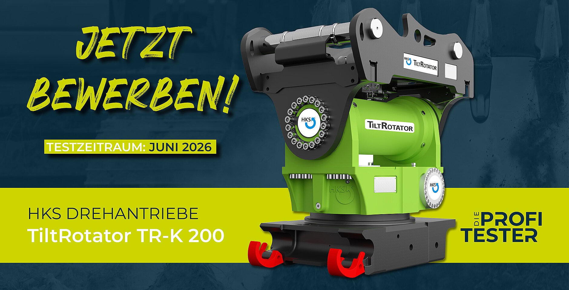 HKS Tiltrotator – TR-K 200 jetzt kostenfrei testen!