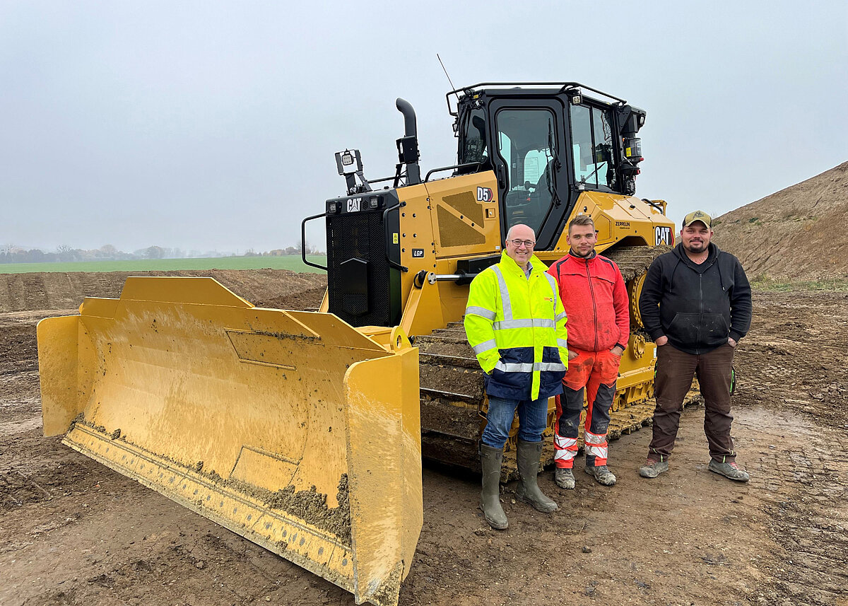 Cat Dozer D5 punktet mit Effizienz und Produktivität 