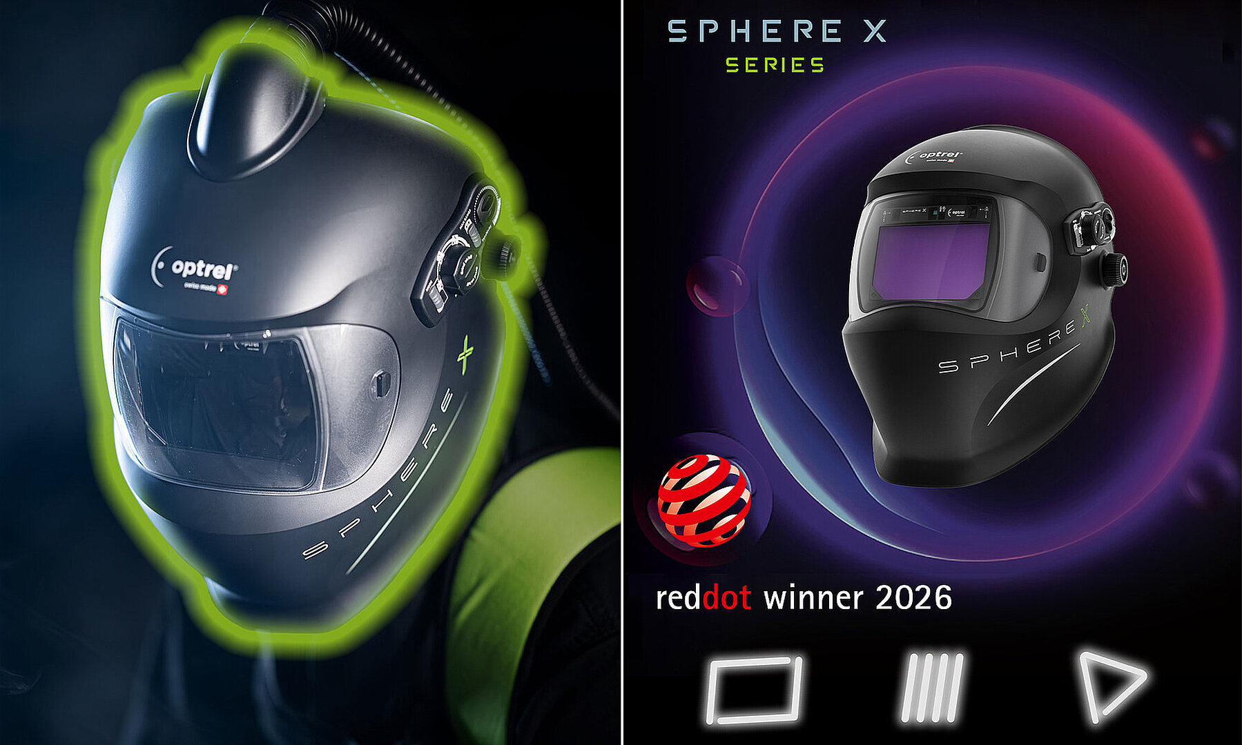 Red Dot Award für den sphereX: Wenn Produktdesign den Schweissalltag erleichtert